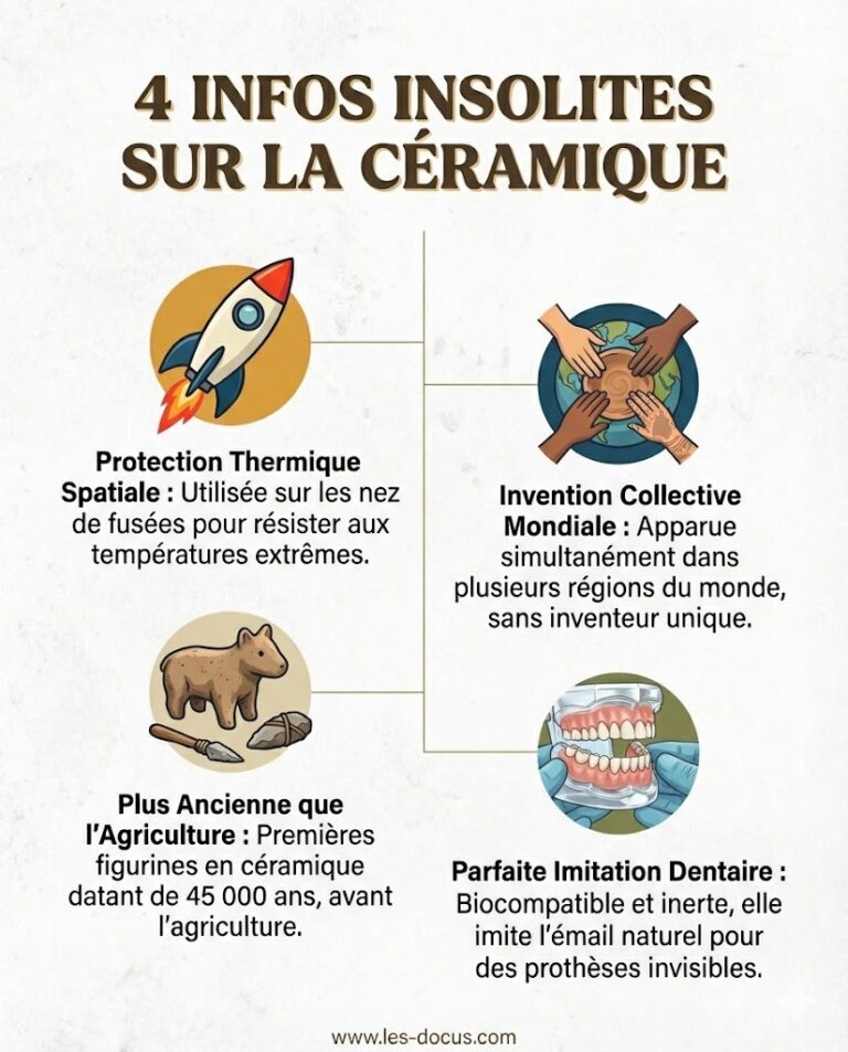 Infographie | 4 infos insolites sur la céramique