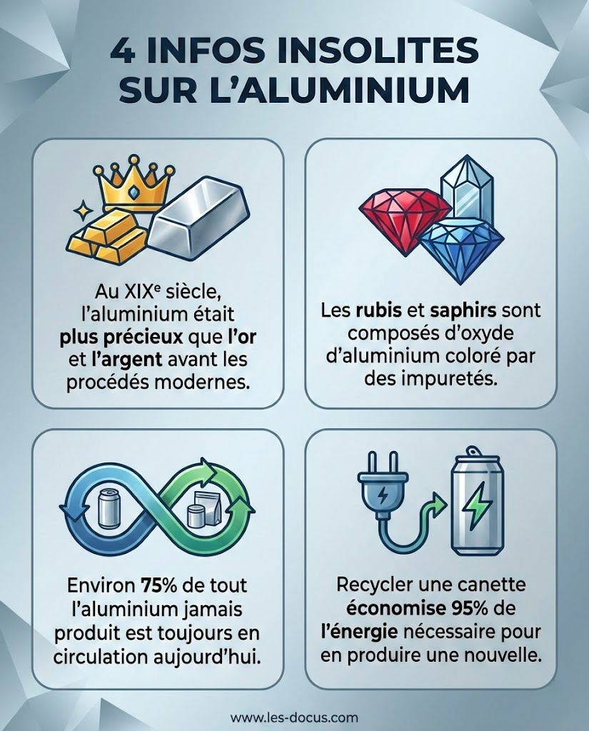 4 infos insolites sur l’aluminium