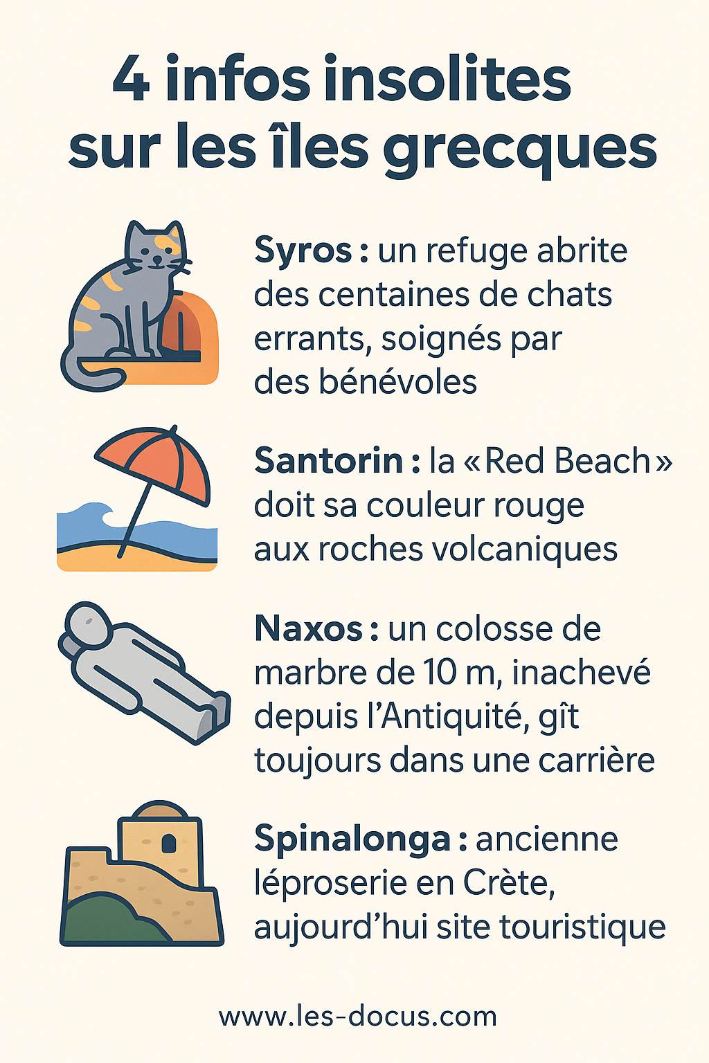 4 infos insolites sur les îles grecques