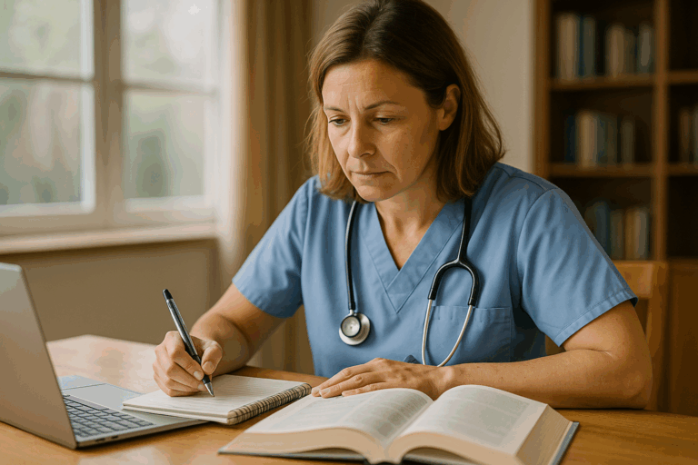 Article | Se former pour évoluer : comment réussir sa reconversion après une carrière d’infirmière