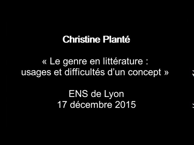 Le genre en littérature : usages et difficultés d’un concept