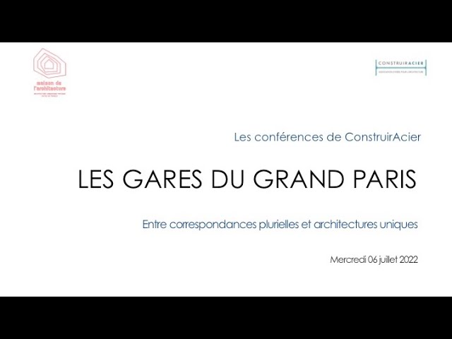 Les gares du Grand Paris