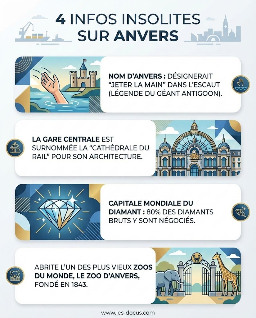 4 infos insolites sur Anvers
