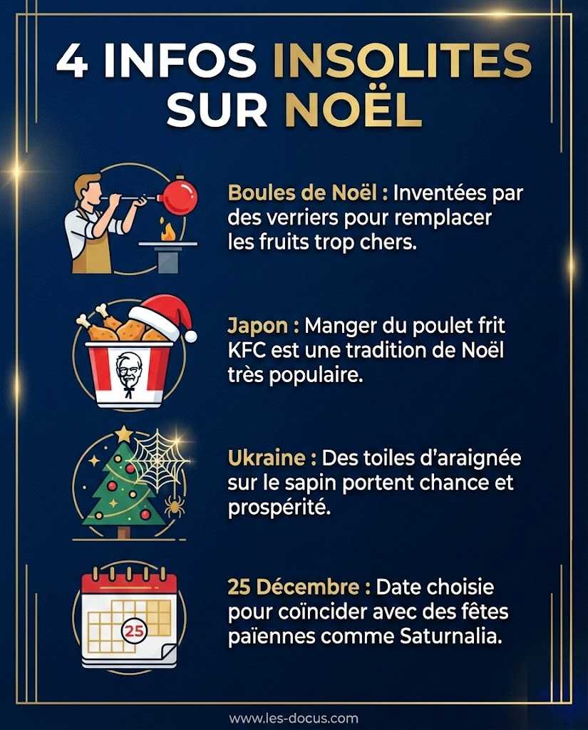 4 infos insolites sur Noël