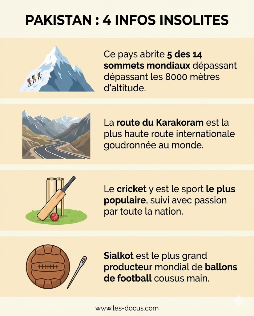 4 infos insolites sur le Pakistan