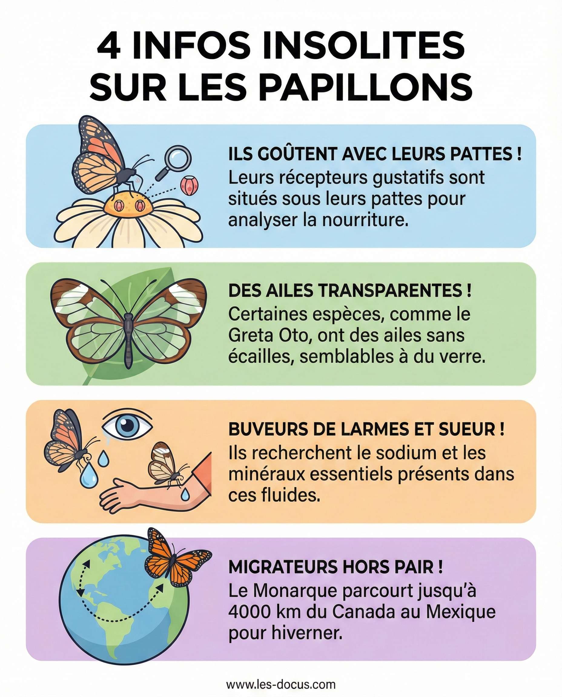 4 infos insolites sur les papillons