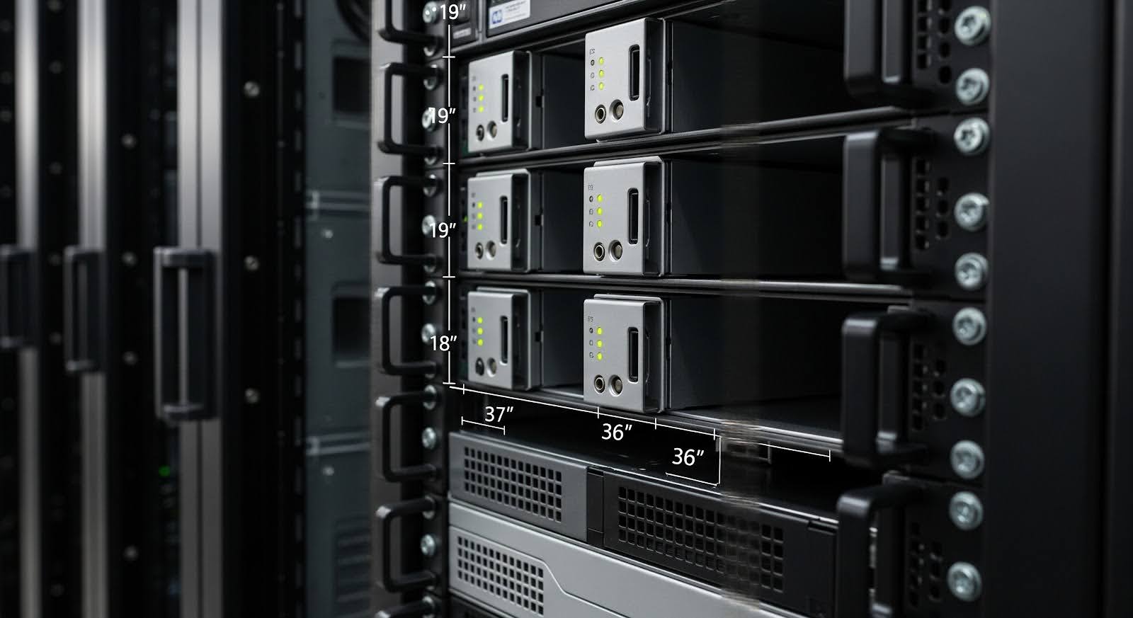 Dimensions des baies serveur