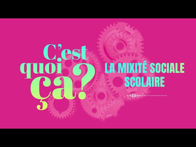 C&rsquo;est quoi ça, la mixité sociale scolaire ?