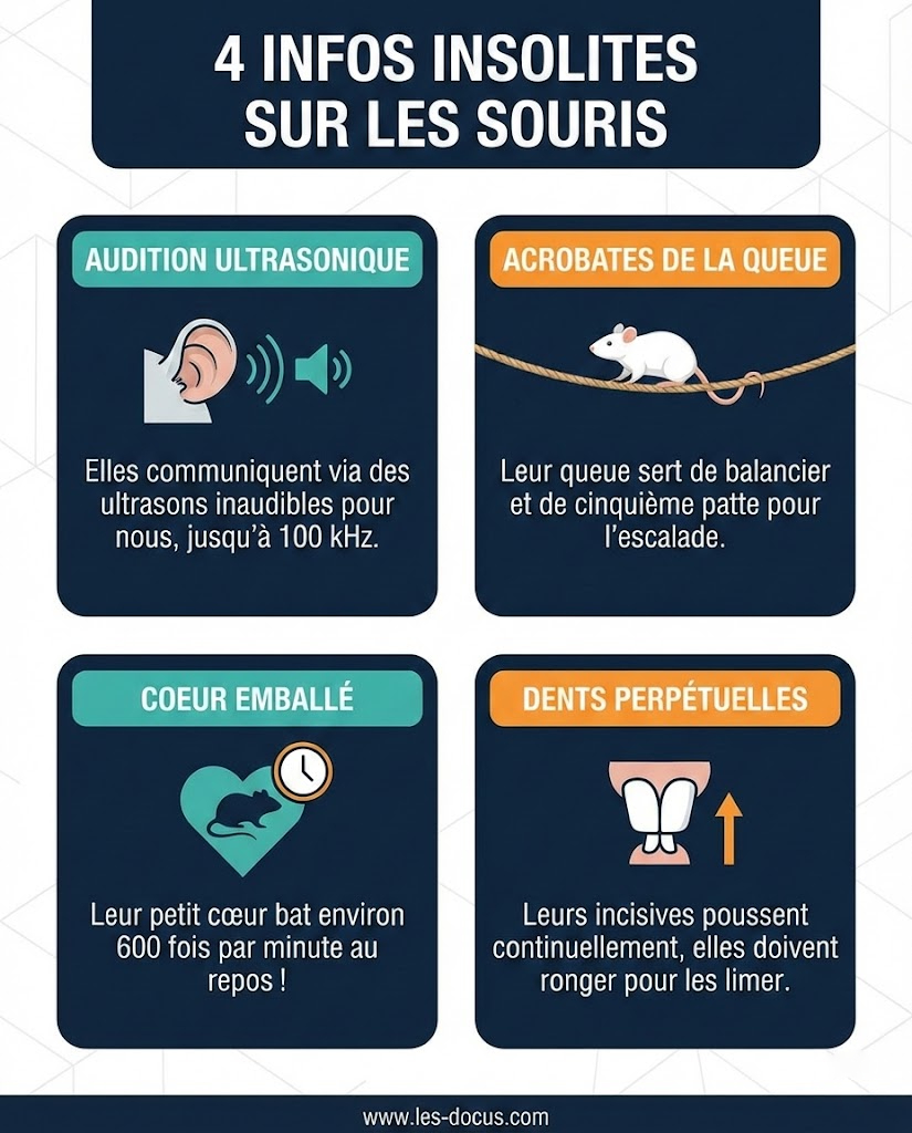 4 infos insolites sur les souris