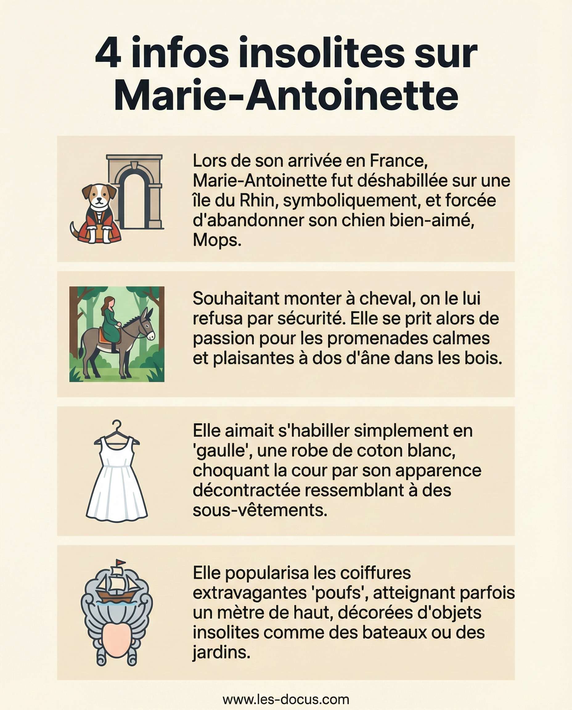 4 infos insolites sur Marie-Antoinette