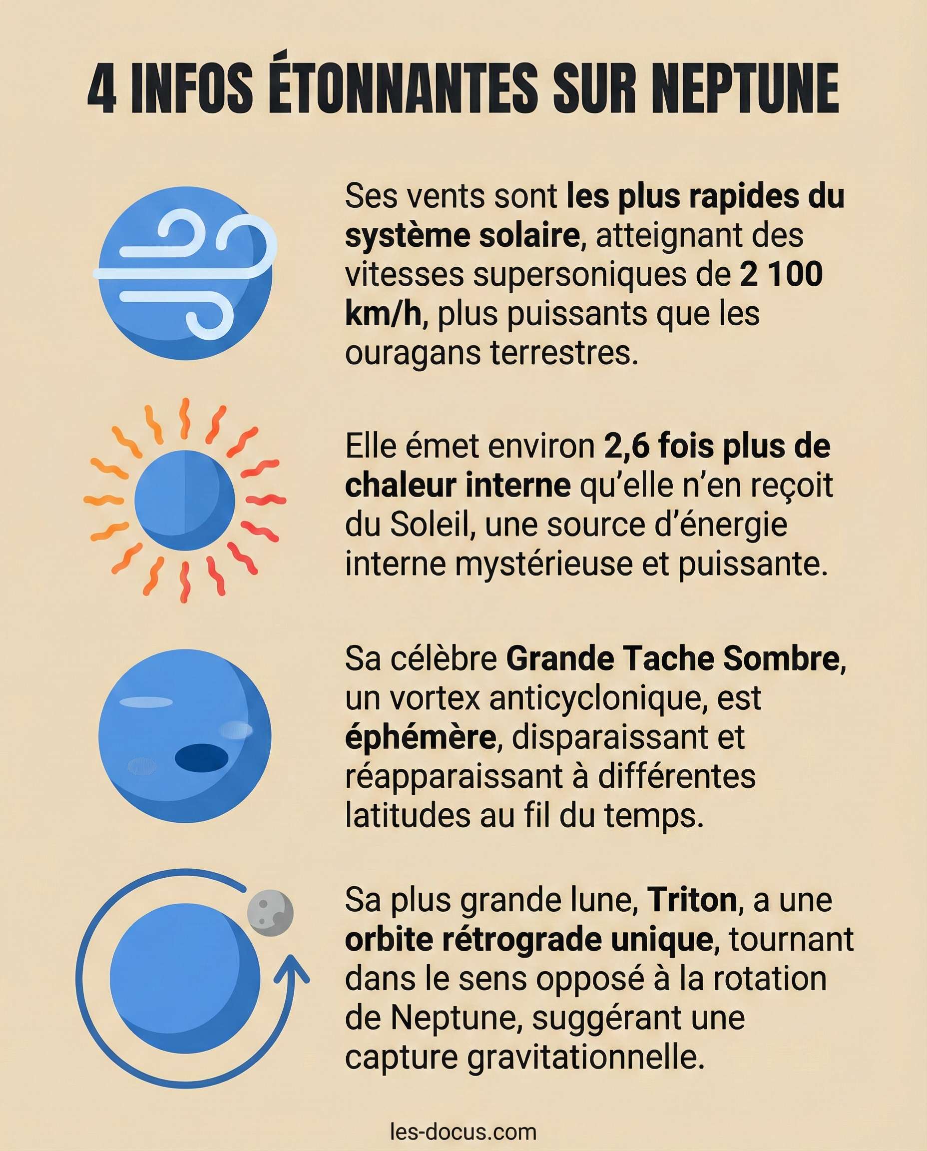 4 infos insolites sur Neptune