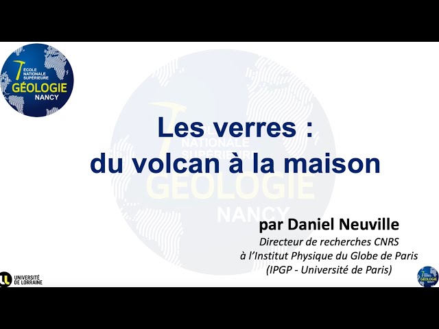 Les verres: du volcan à la maison