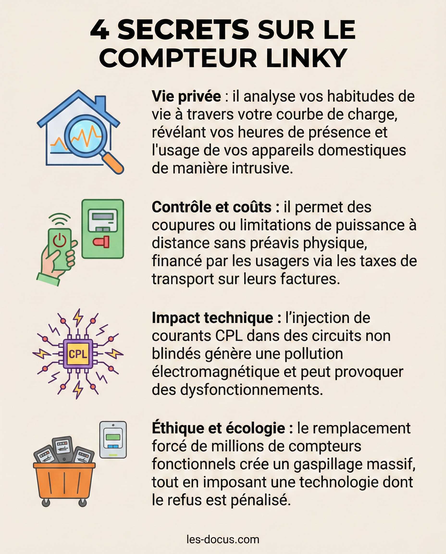 4 secrets sur le compteur Linky