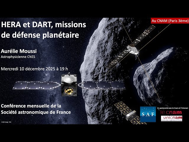 HERA et DART, missions de défense planétaire