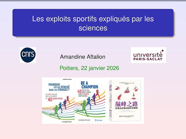 Les exploits sportifs expliqués par les sciences