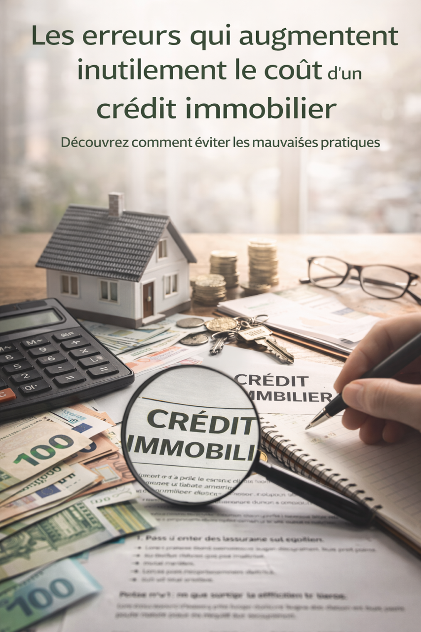 Les erreurs qui augmentent inutilement le coût d’un crédit immobilier