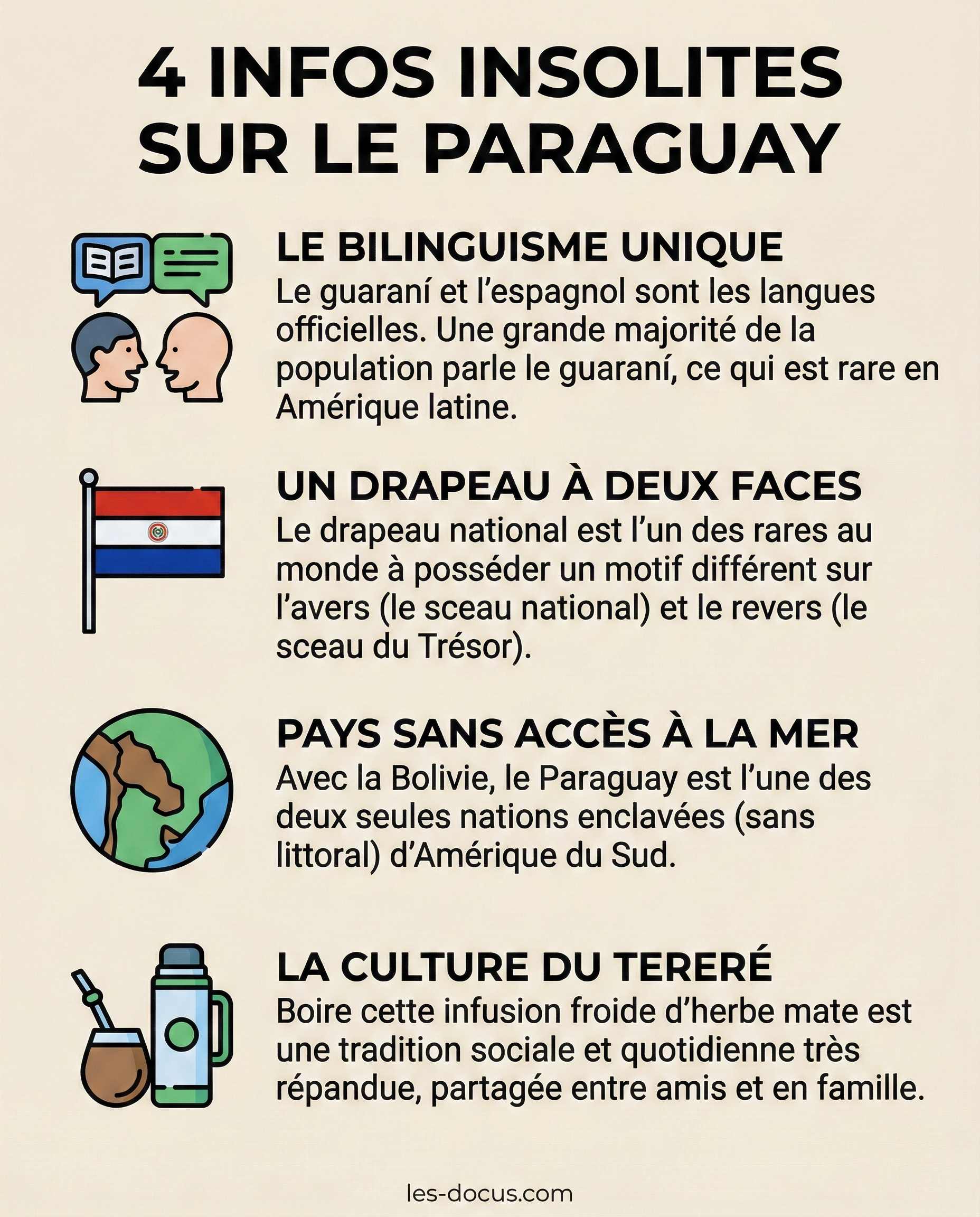 4 infos insolites sur le Paraguay