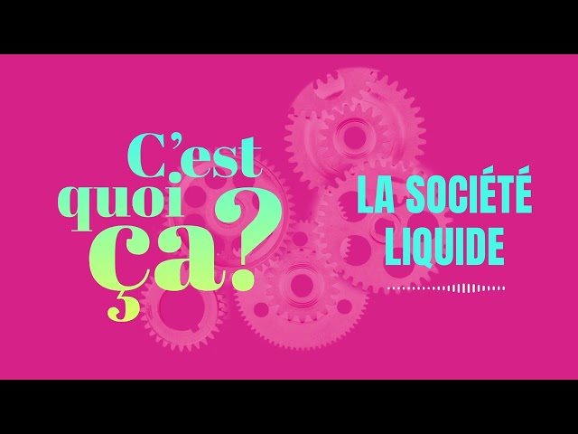 C&rsquo;est quoi ça, la société liquide ?