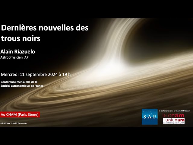 Dernières nouvelles des trous noirs