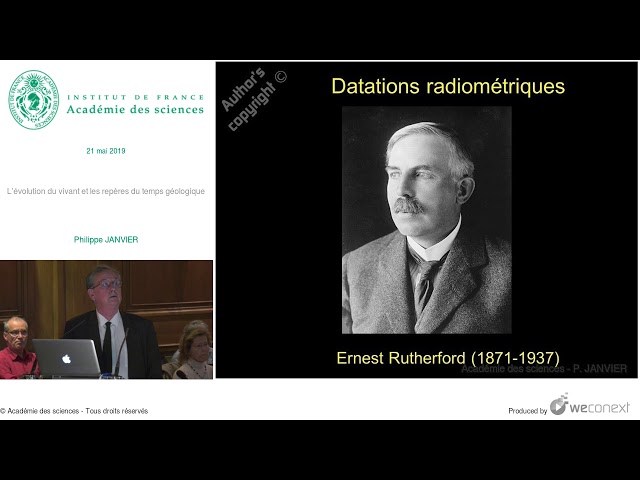 L’évolution du vivant et les repères du temps géologique