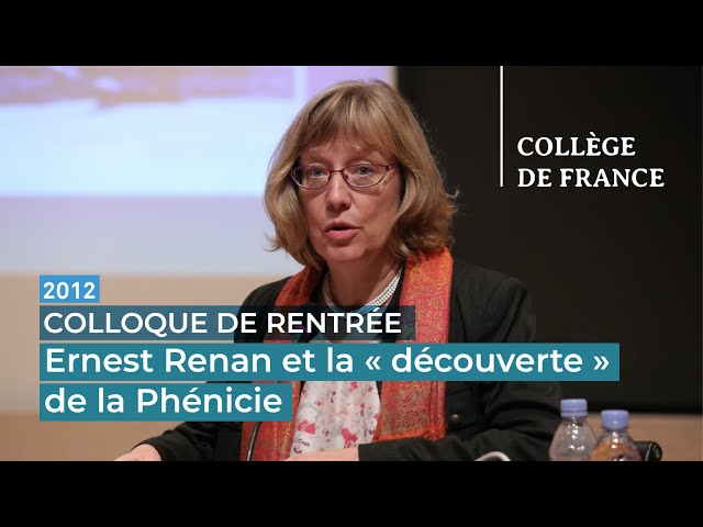 Ernest Renan et la « découverte » de la Phénicie