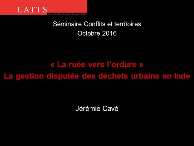 La ruée vers l&rsquo;ordure