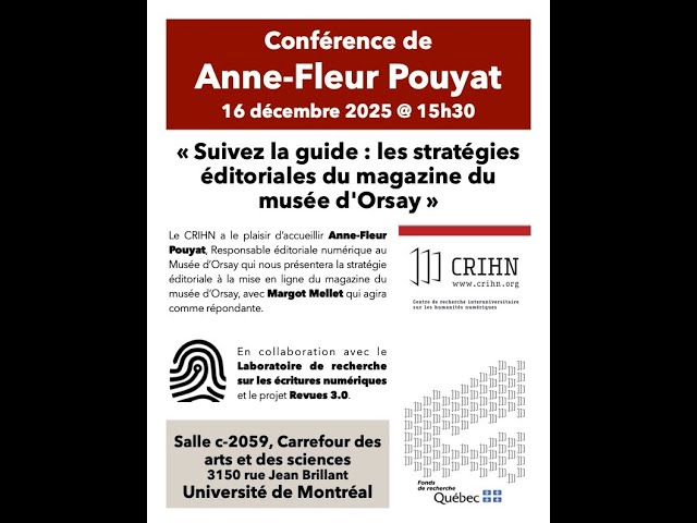 Valorisation &eacute;ditoriale des collections mus&eacute;ales : la conception du magazine en ligne du mus&eacute;e d&rsquo;Orsay