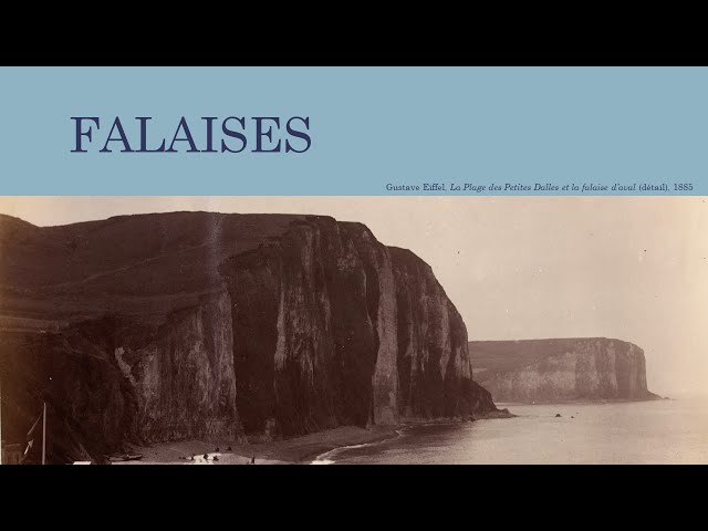 L&rsquo;Impressionnisme et la mer – Falaises/marée basse
