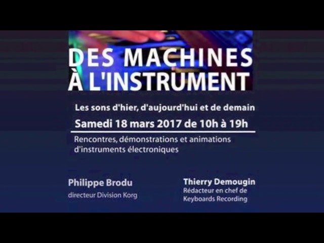 Des machines &agrave; l&rsquo;instrument