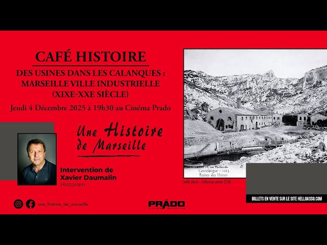 Des usines dans les calanques. Marseille ville industrielle