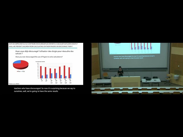Les doigts comme outil de représentation analogique des quantités