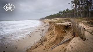 &Eacute;rosion, temp&ecirc;tes, for&ecirc;ts : les Landes face au climat